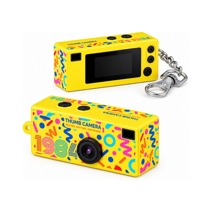 Mini Cámara Retro de Llavero con 21 Filtros